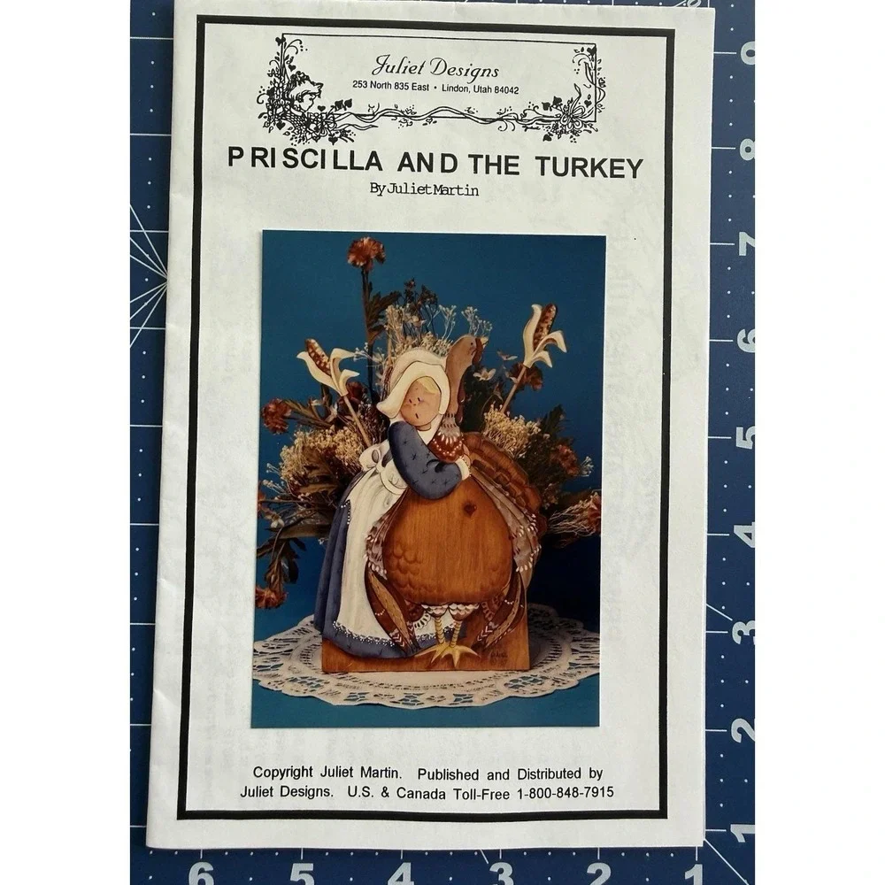 Vintage Tole Painting Pattern Packet: Priscilla‎ Turkey by Juliet Martin
